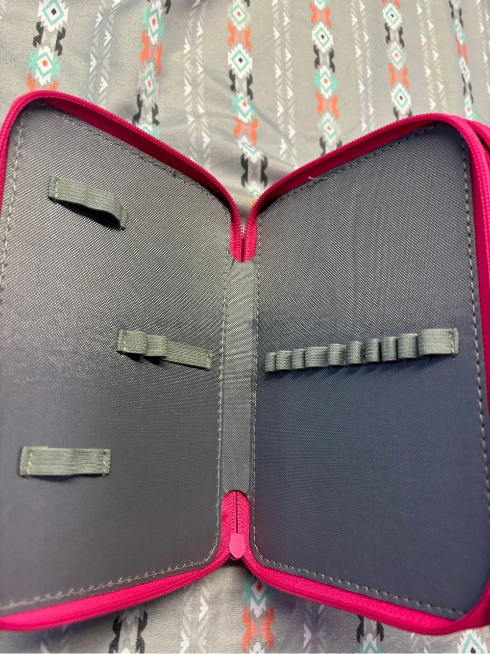 ✴️Hot Pink Glitter Zip Organizer Pouch